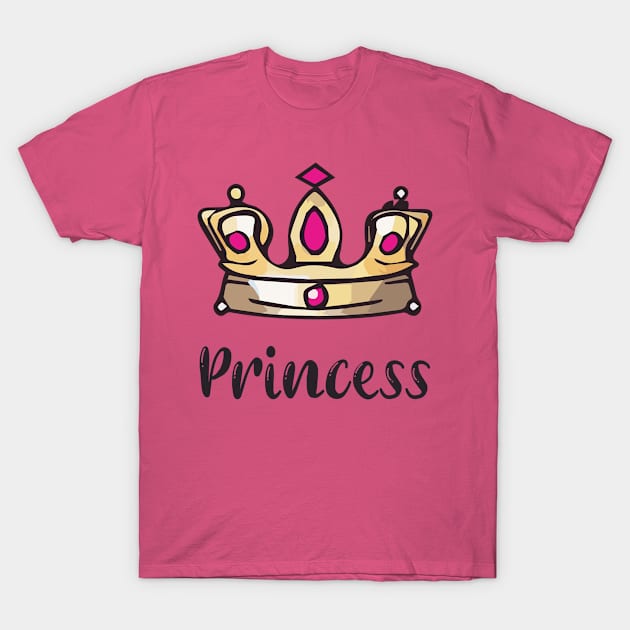 Royal Princess Crown T-Shirt by BeckyS23